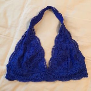 Royal Blue Halter Bralette
